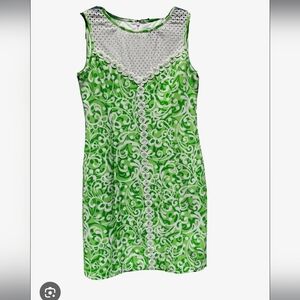 Jessica Howard Green Sequin Sheath Mini Dress